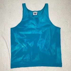 Vintage Lee Bleached Blank Tank Top: Size Large